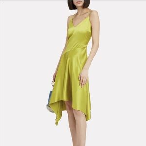Fleur du Mal Charmeuse Silk Slip Dress